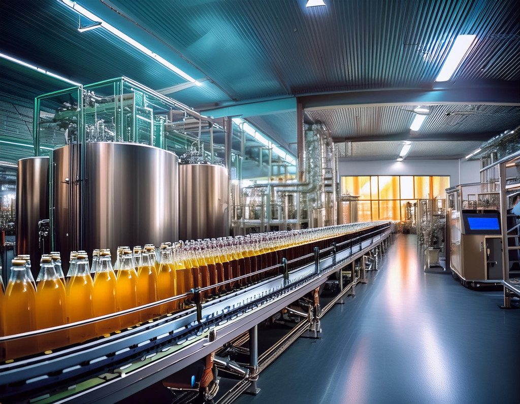 Technology Streamline Beverage Production, inside warehouse 87851